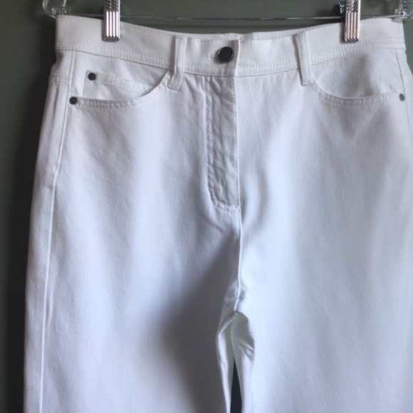 NWOT Olsen Ladies white straight leg jeans sz 6/S, 32” inseam perfect condition - Picture 11 of 13